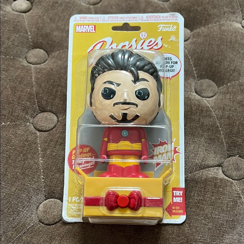 Funko Iron Man Domez Toy - Red and Yellow